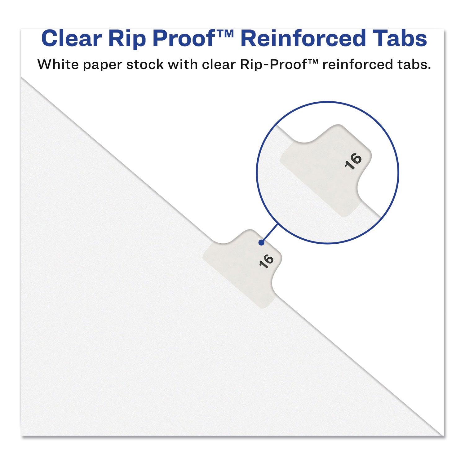 Avery-Style Preprinted Legal Bottom Tab Divider, 26-Tab, Exhibit E, 11 x 8.5, White, 25/PK - 