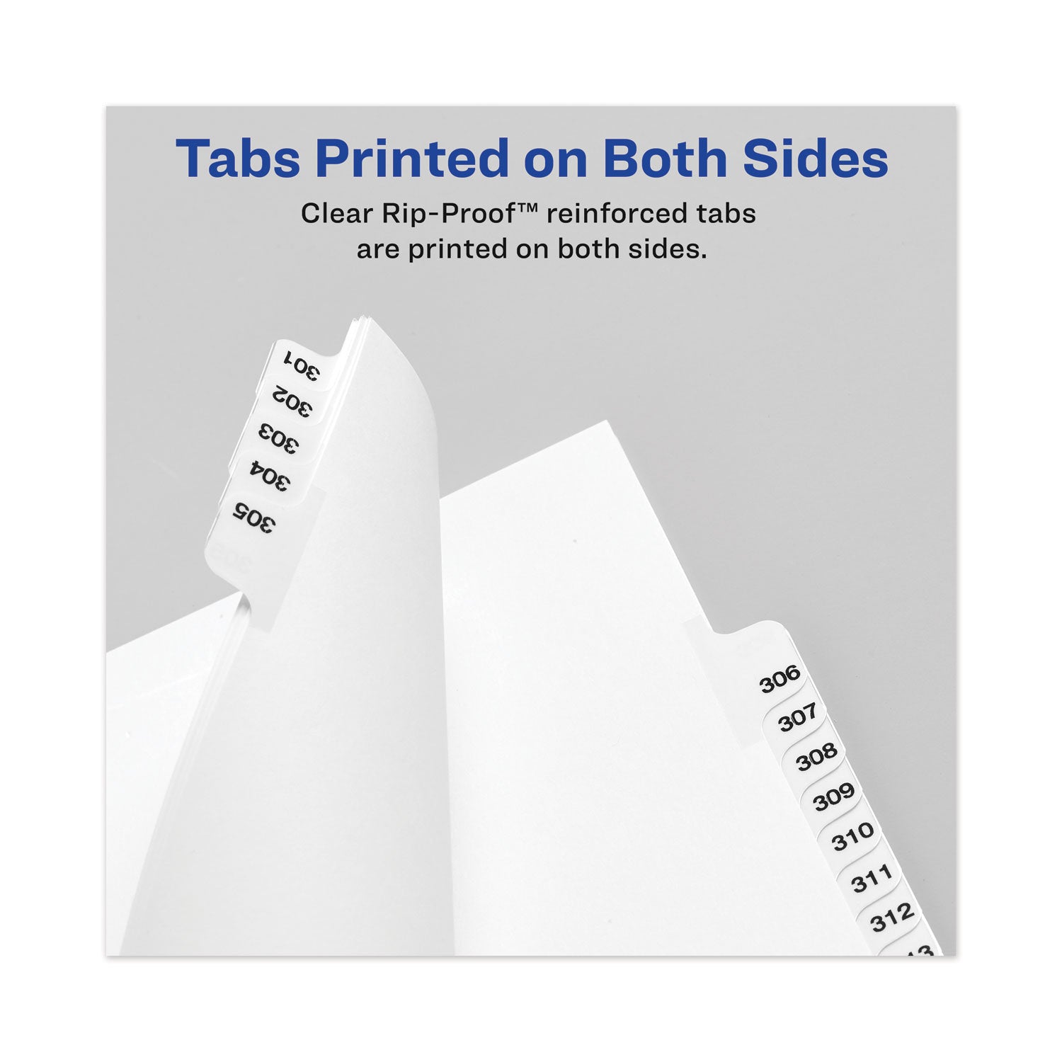 Avery-Style Preprinted Legal Bottom Tab Divider, 26-Tab, Exhibit D, 11 x 8.5, White, 25/PK - 