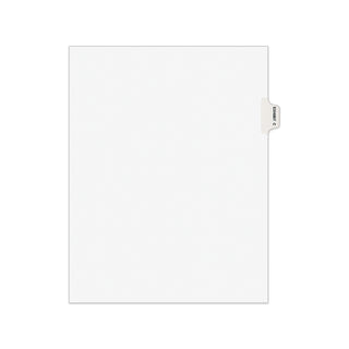 Avery-Style Preprinted Legal Side Tab Divider, 26-Tab, Exhibit C, 11 x 8.5, White, 25/Pack, (1373) - 