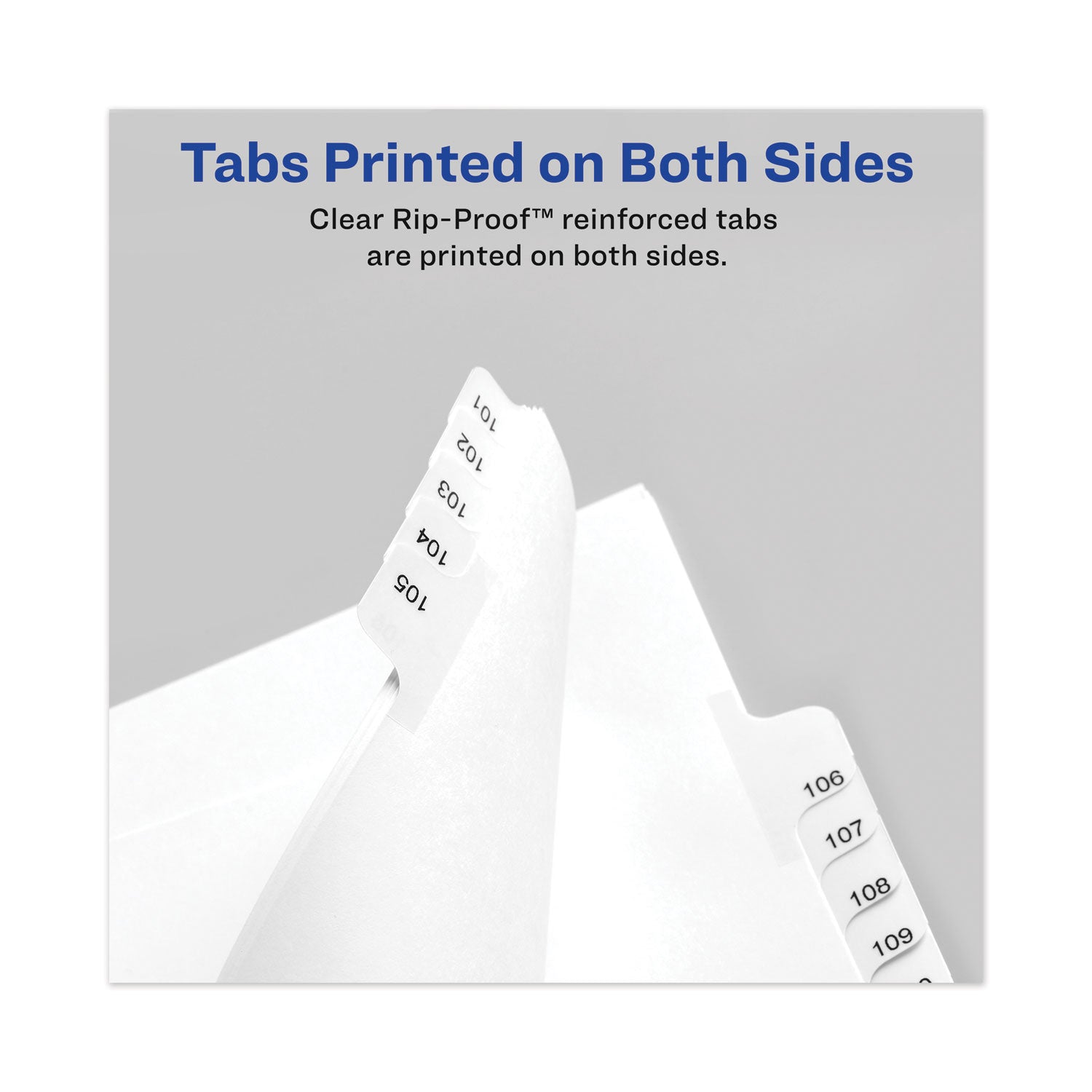 Avery-Style Preprinted Legal Bottom Tab Divider, 26-Tab, Exhibit C, 11 x 8.5, White, 25/PK - 