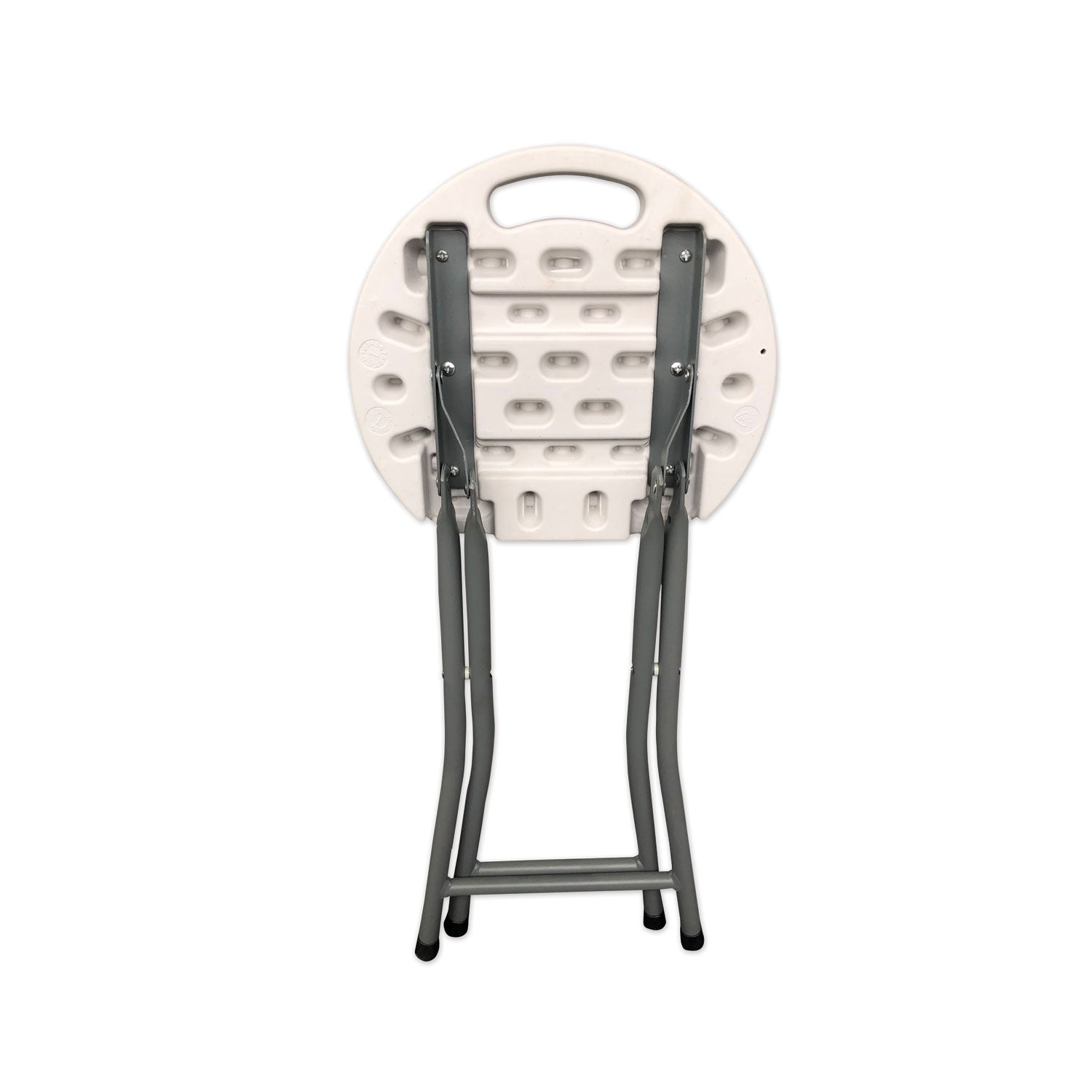 rough-n-ready-folding-stool-backless-supports-up-to-300-lb-18-seat-height-white-seat-charcoal-base-4-carton_ice64563 - 2