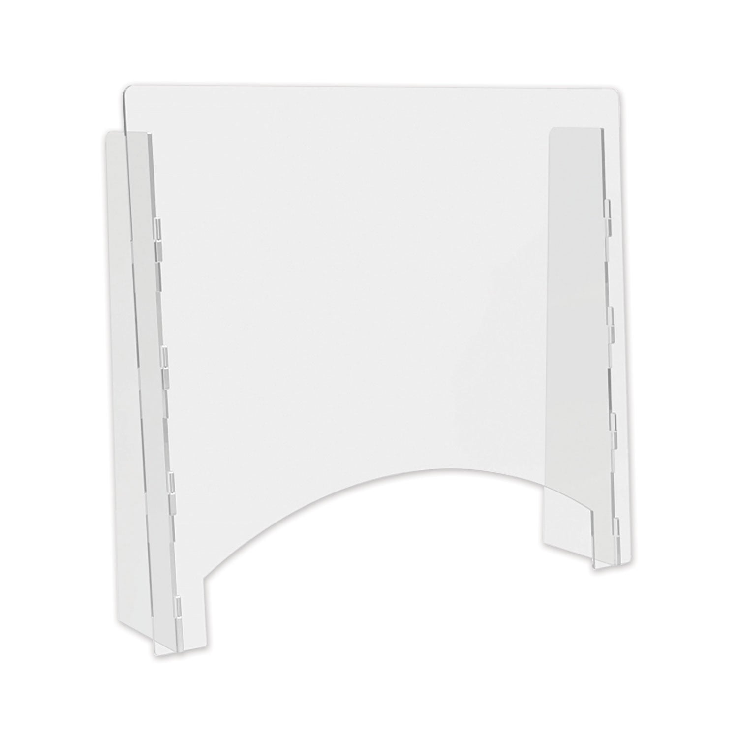 counter-top-barrier-with-pass-thru-27-x-6-x-2375-polycarbonate-clear-2-carton_defpbctpc2724p - 1