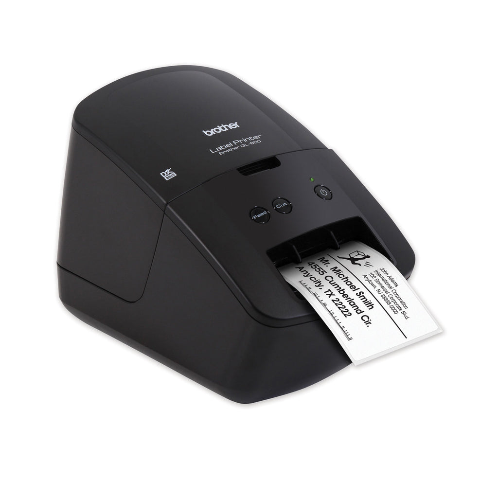 QL-600 Economic Desktop Label Printer, 44 Labels/min Print Speed, 5.1 x 8.8 x 6.1