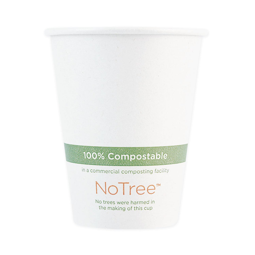 NoTree Paper Hot Cups, 4 oz, Natural, 1,000/Carton
