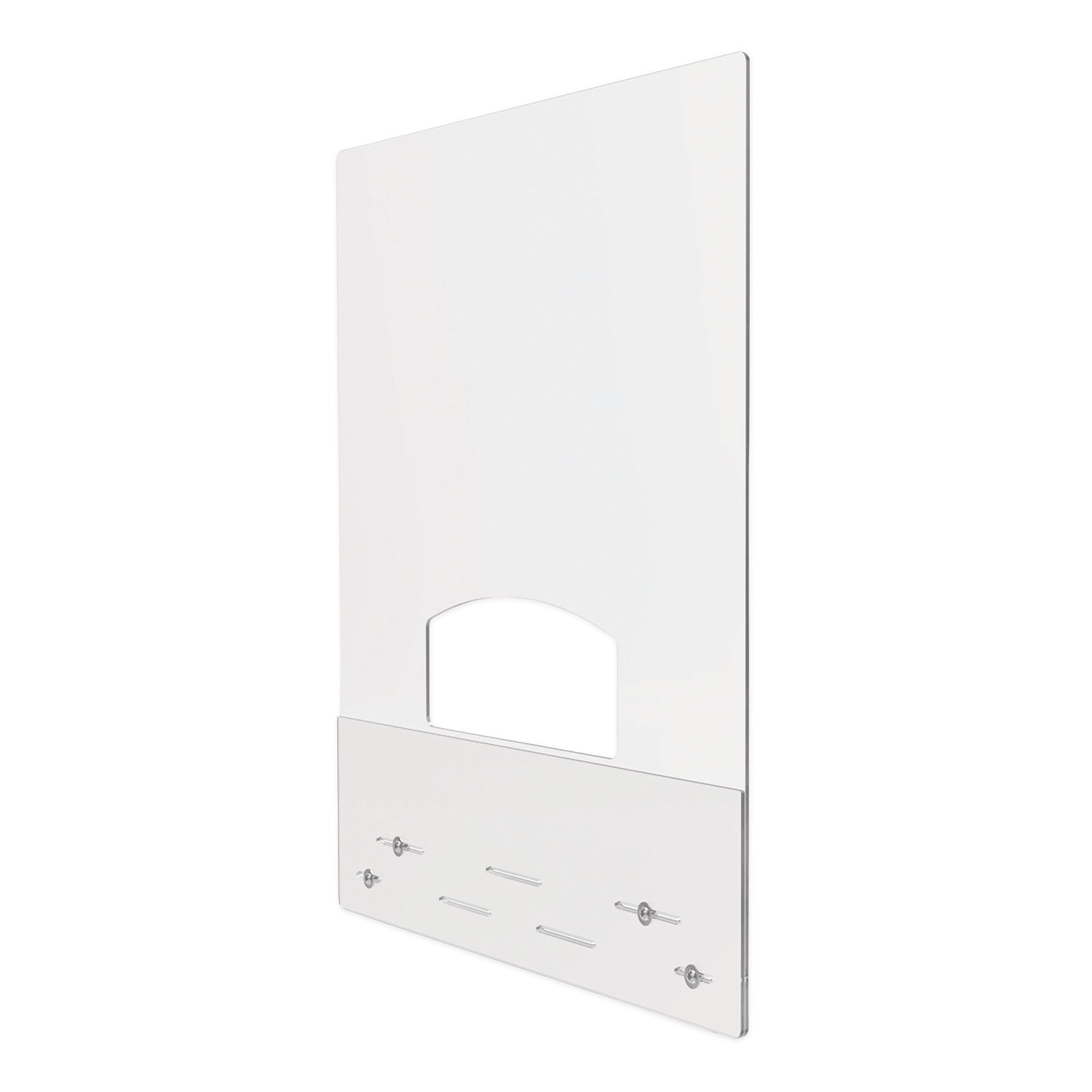 mounting-safety-barrier-with-pass-thru-315-x-38-acrylic-clear-2-carton_defpbcma3138p - 1