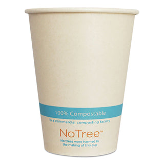 NoTree Paper Cold Cups, 12 oz, Natural, 1,000/Carton