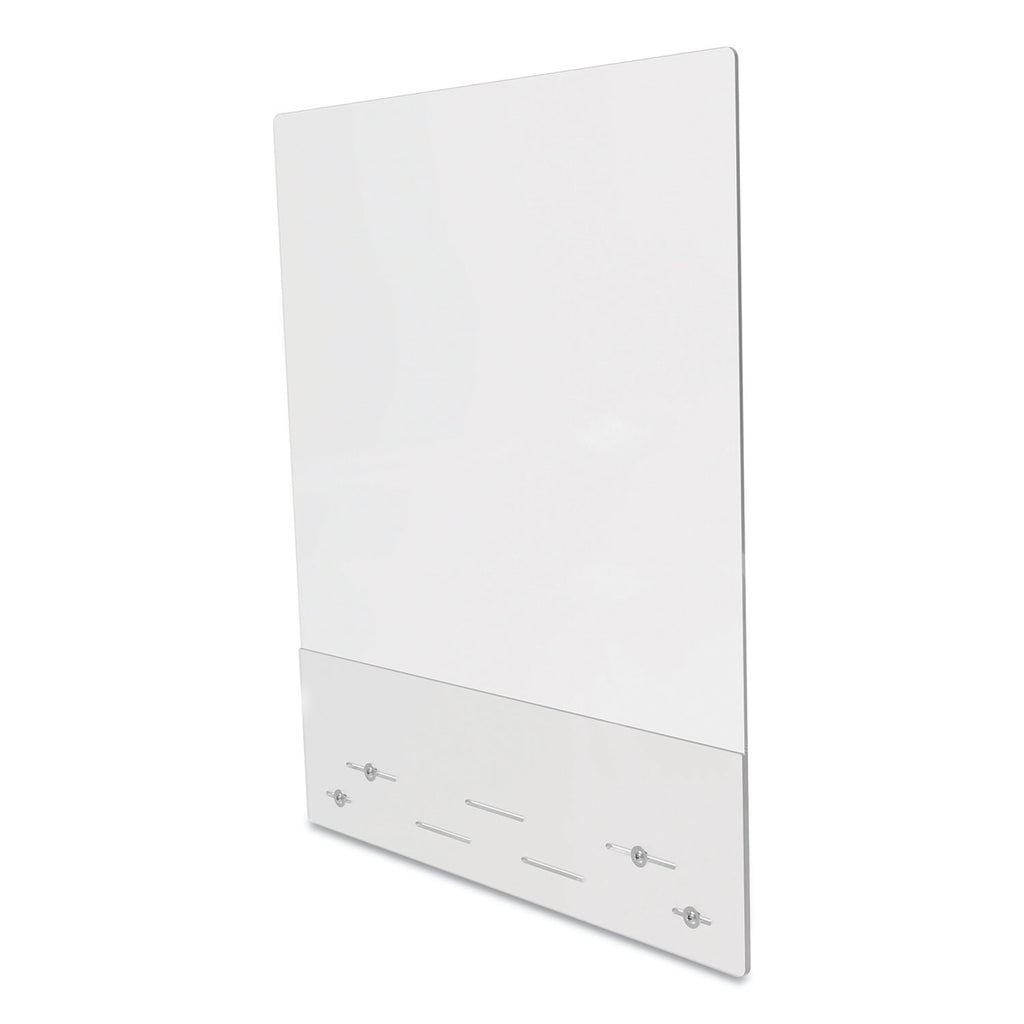 mounting-safety-barrier-with-full-shield-and-brace-315-x-38-acrylic-clear-2-carton_defpbcma3138fb - 1