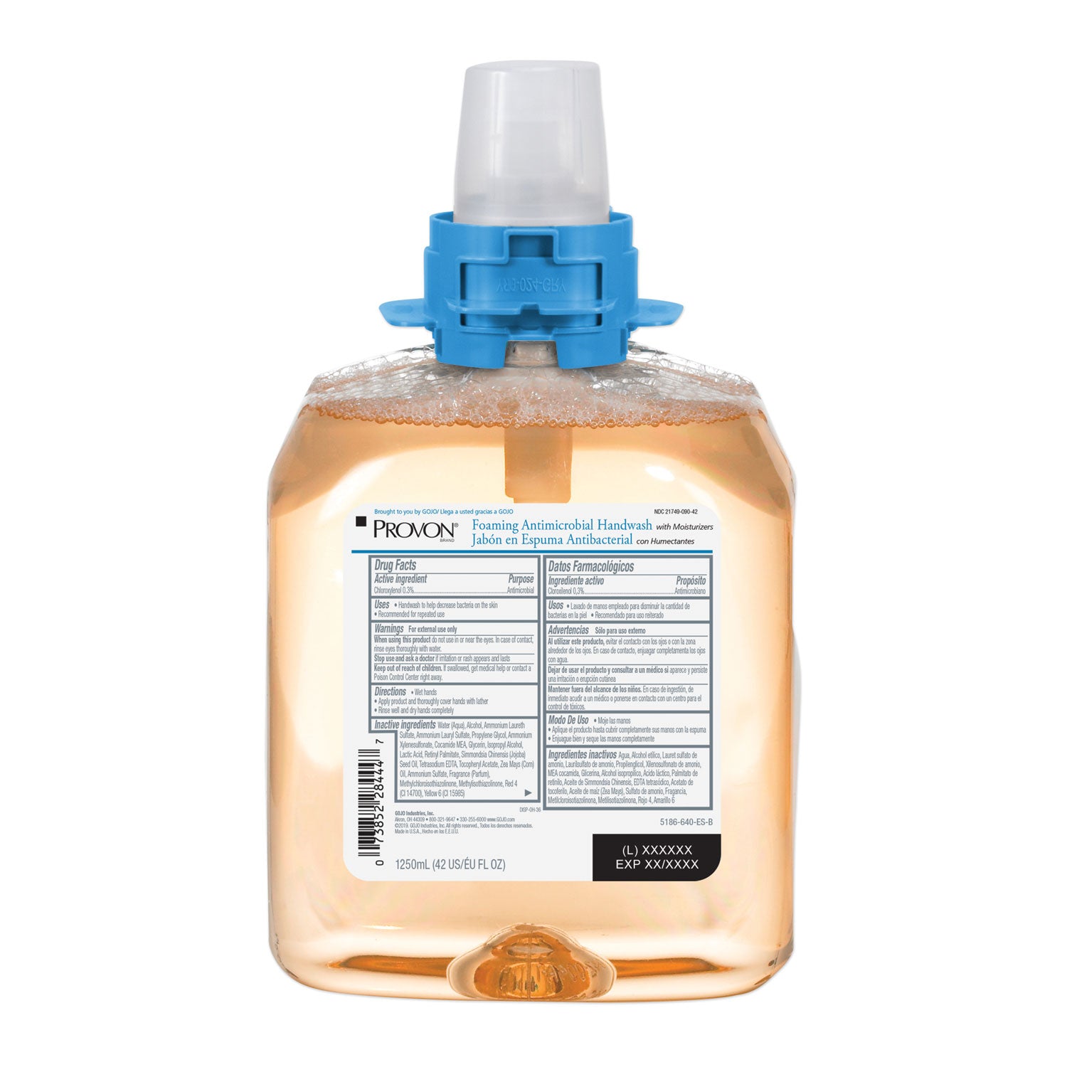 foaming-antimicrobial-handwash-moisturizer-fmx-12-dispenser-light-fruity-1250-ml-refill-4-carton_goj518604ct - 1