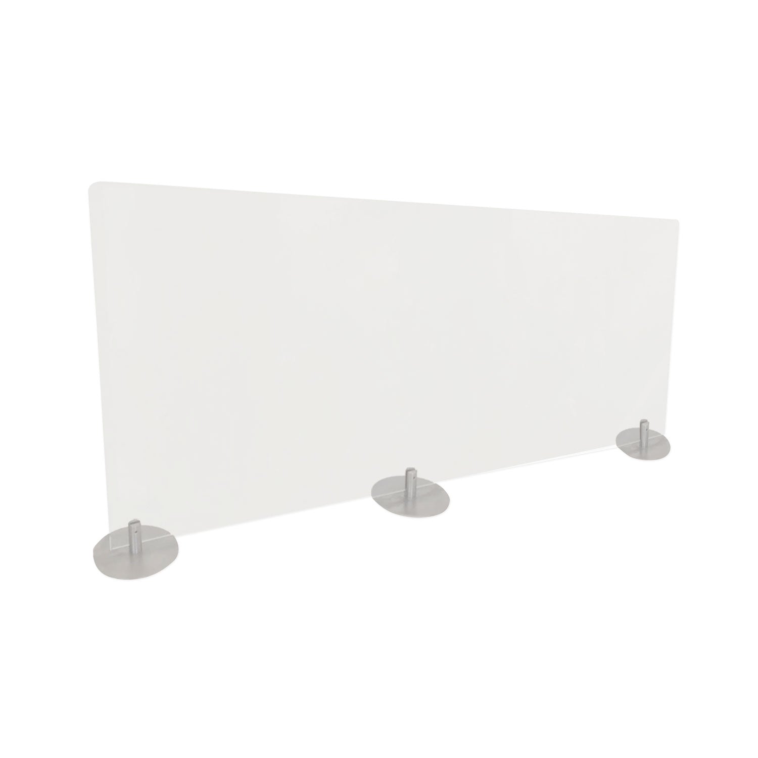desktop-free-standing-acrylic-protection-screen-59-x-5-x-24-frost_ghedpsf2459f - 1
