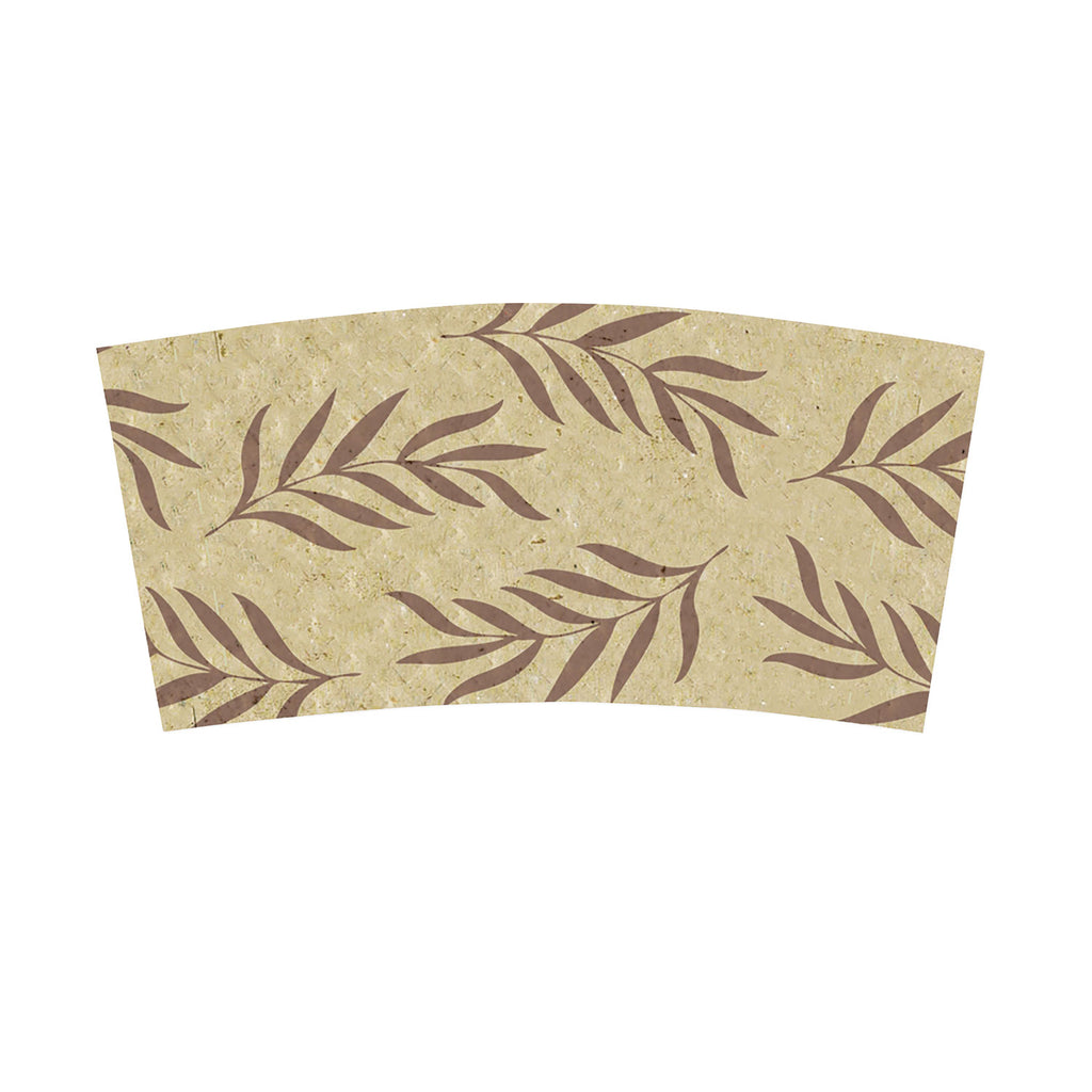 Hot Cup Sleeves, Fits 10, 12, 16, 20 oz Cups, Natural, 1,000/Carton