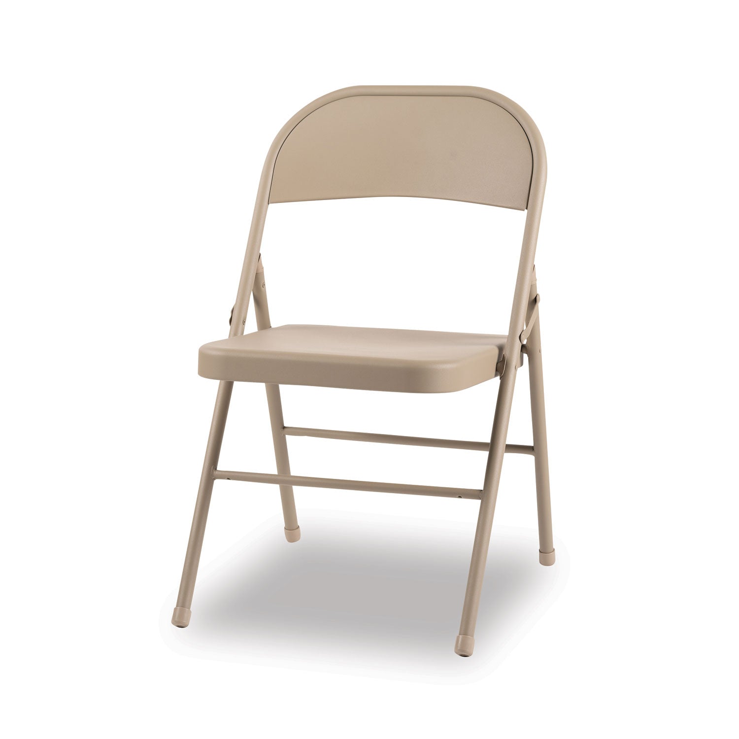 all-steel-folding-chair-supports-up-to-300-lb-165-seat-height-tan-seat-tan-back-tan-base-4-carton_alefcmt4t - 2
