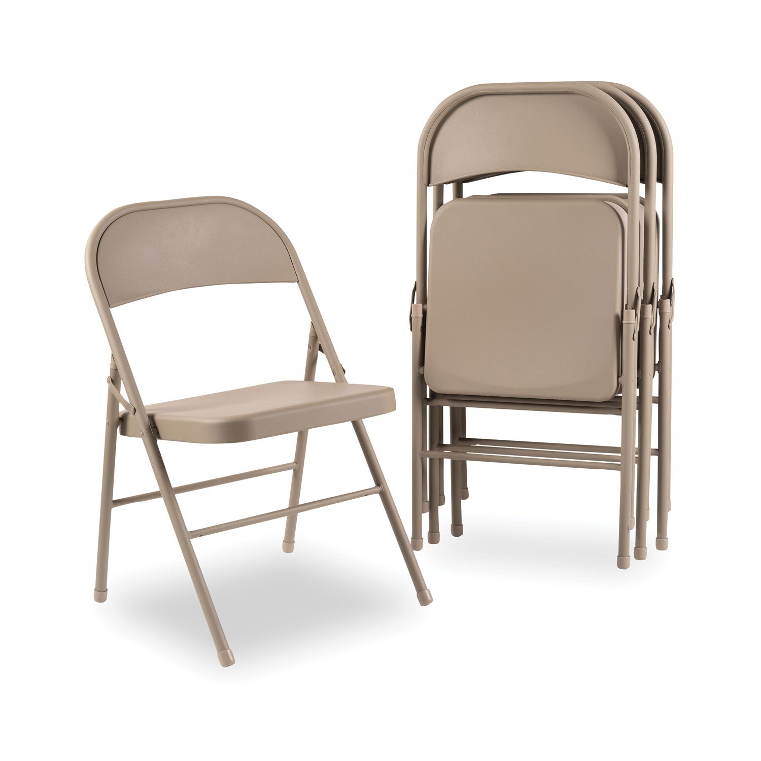 all-steel-folding-chair-supports-up-to-300-lb-165-seat-height-tan-seat-tan-back-tan-base-4-carton_alefcmt4t - 7
