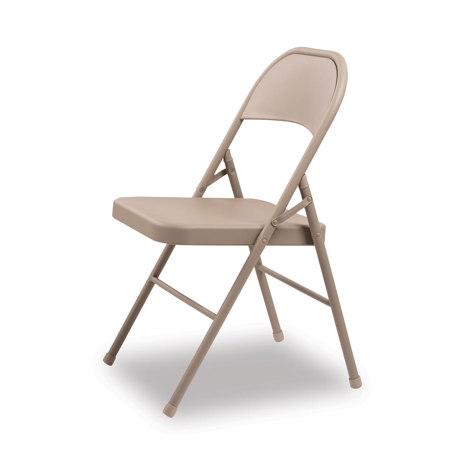 all-steel-folding-chair-supports-up-to-300-lb-165-seat-height-tan-seat-tan-back-tan-base-4-carton_alefcmt4t - 4
