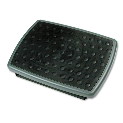 Adjustable Height/Tilt Footrest, Nonskid Platform, 18w x 13d x 4 to 4.75h, Charcoal Gray - 