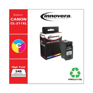 Remanufactured CL-211XL Ink, 349 Page-Yield, Color, Sold as 1 Each - 2