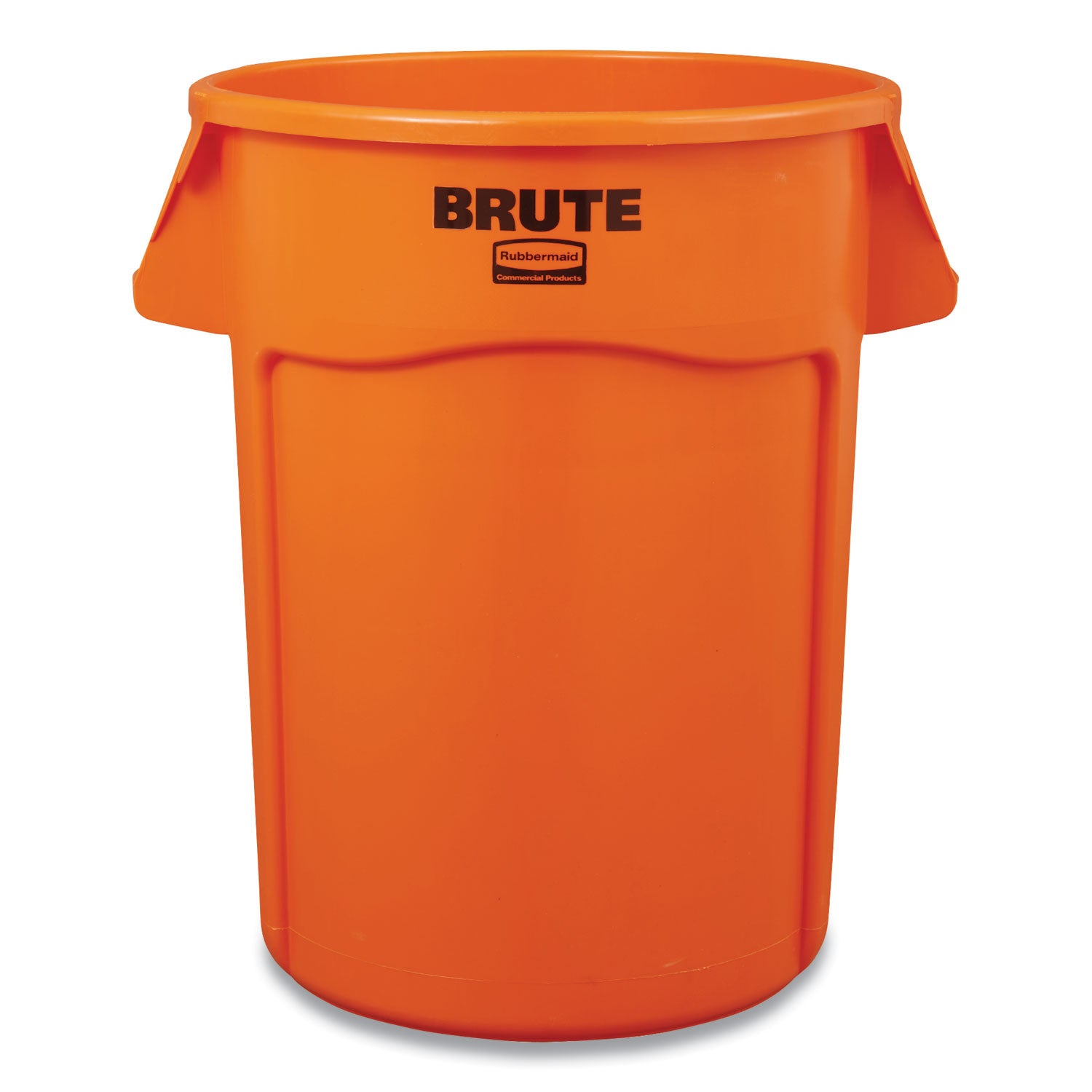 Brute Round Container, 32 gal, Resin, Orange - 1