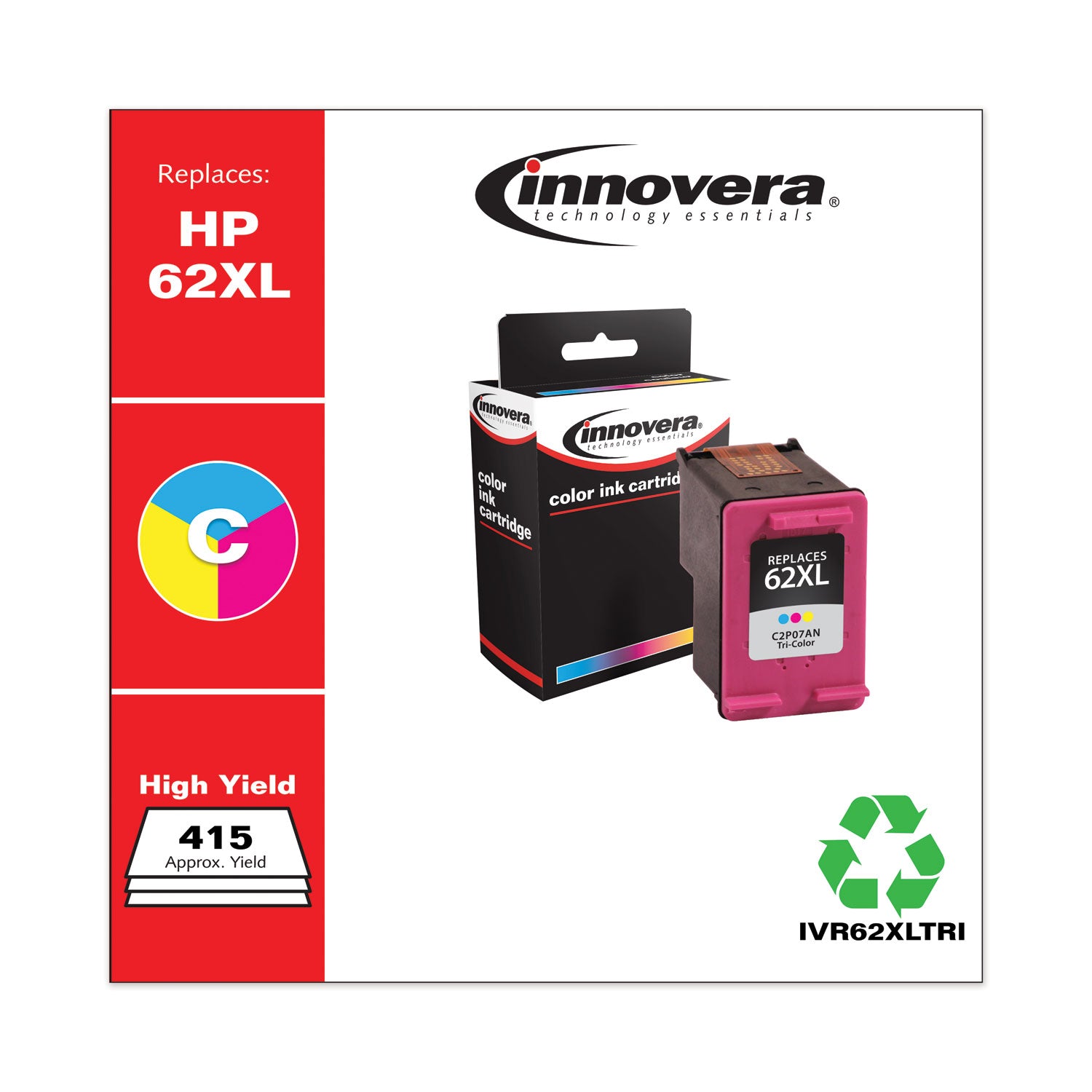 remanufactured-tri-color-high-yield-ink-replacement-for-62xl-c2p07an-415-page-yield_ivr62xltri - 2