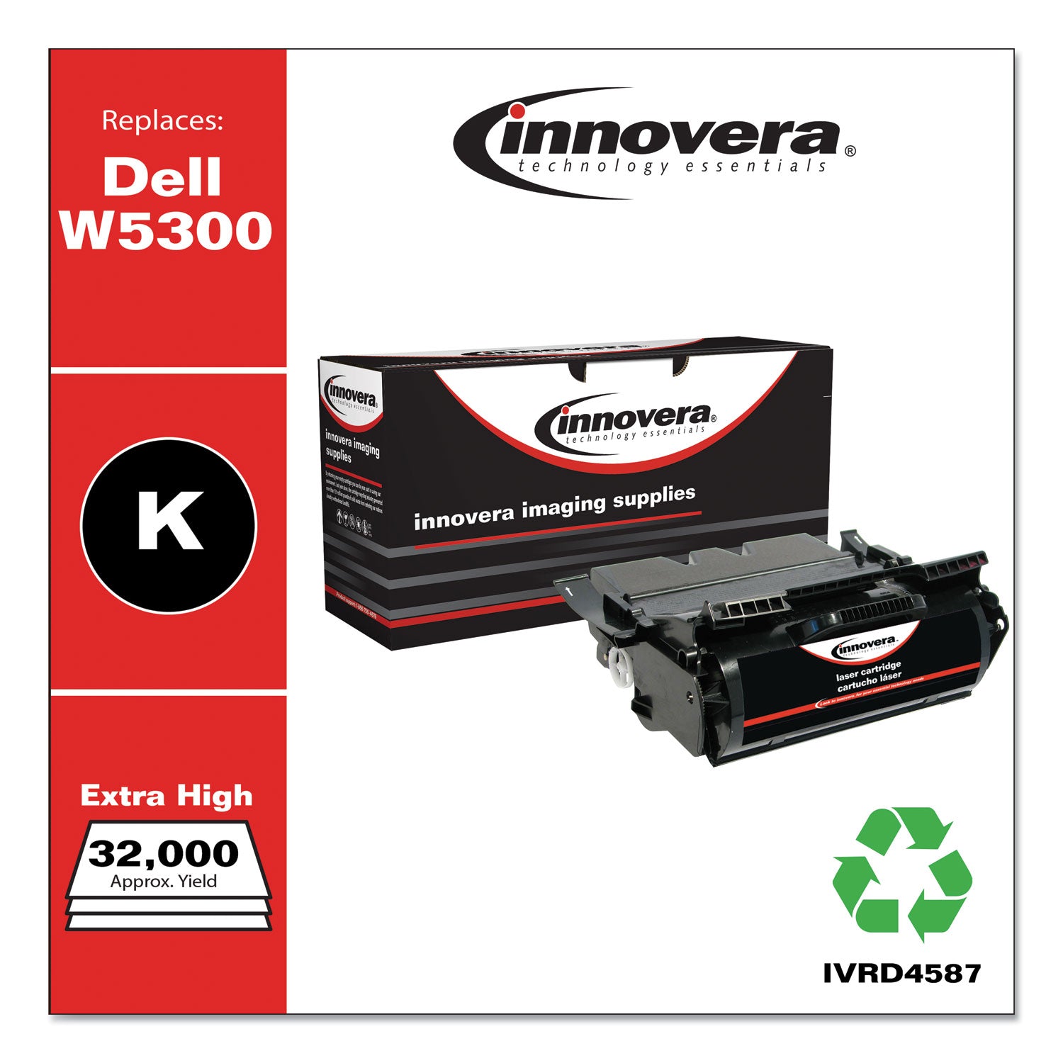 Remanufactured Black High-Yield Toner, Replacement for 310-4587, 32,000 Page-Yield - 