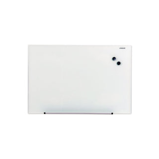 frameless-magnetic-glass-marker-board-36-x-24-translucent-frost-surface_unv43202 - 1