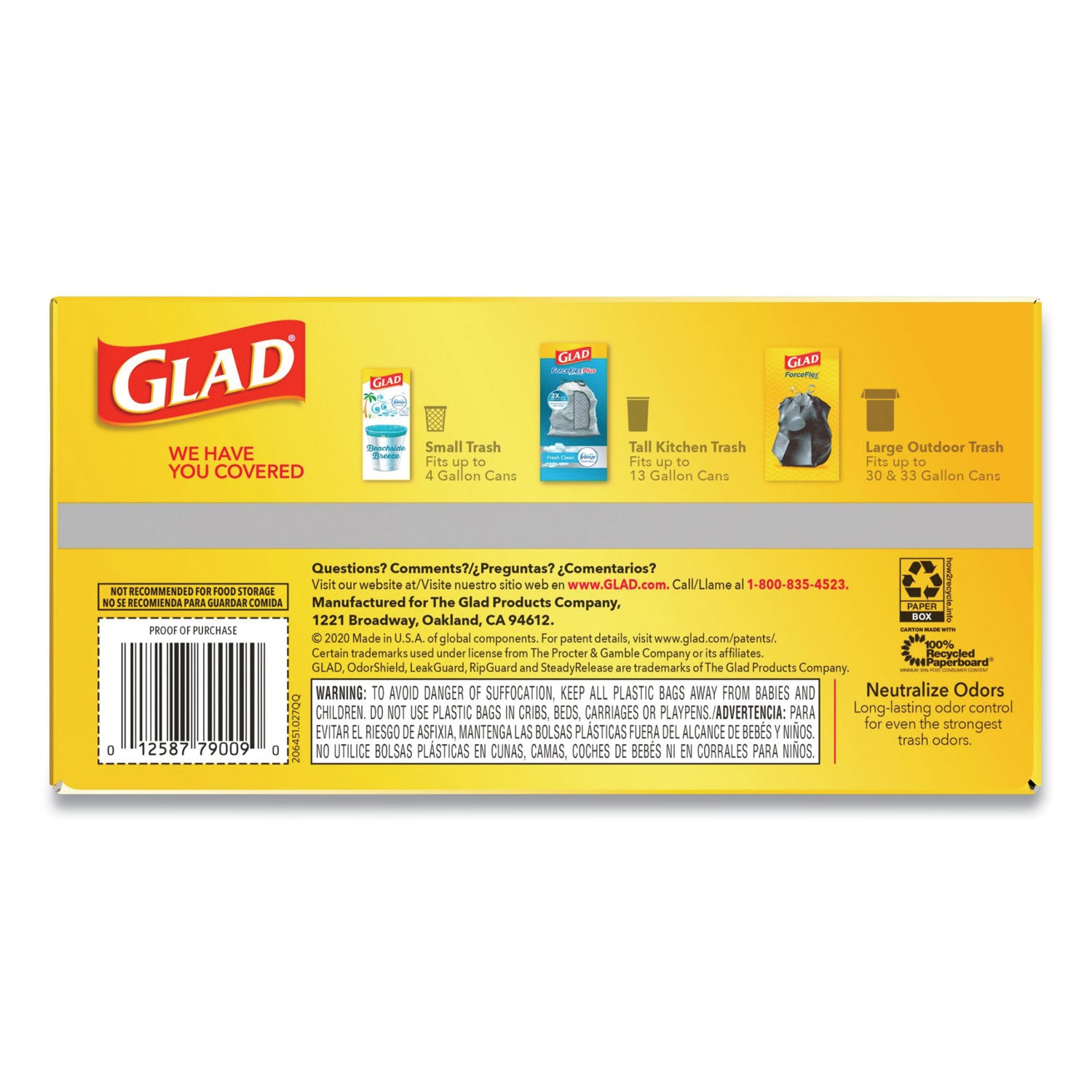 tall-kitchen-drawstring-trash-bags-13-gal-072-mil-2375-x-2488-white-240-carton_clo79009 - 7