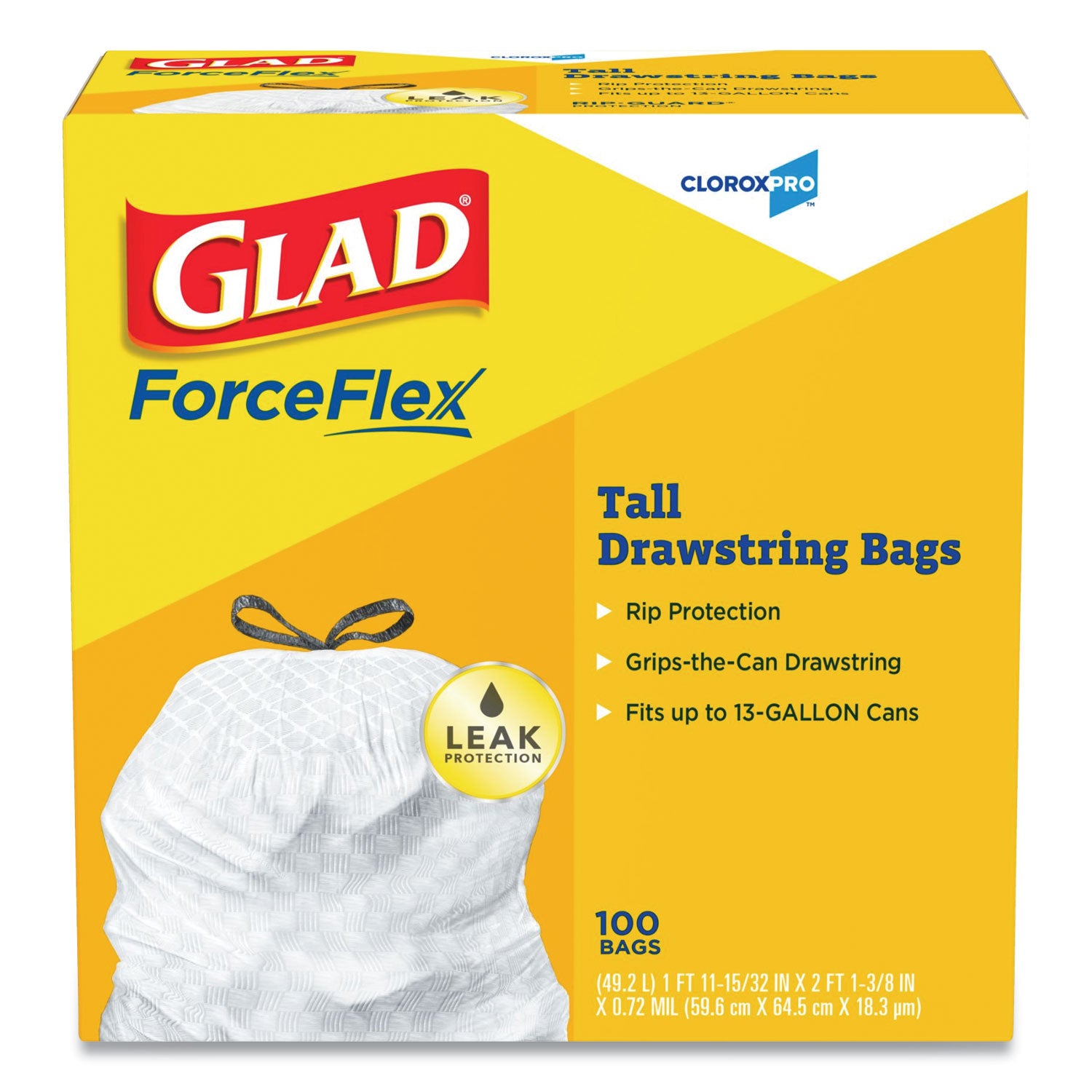 tall-kitchen-drawstring-trash-bags-13-gal-072-mil-24-x-2738-gray-100-box_clo78526 - 1