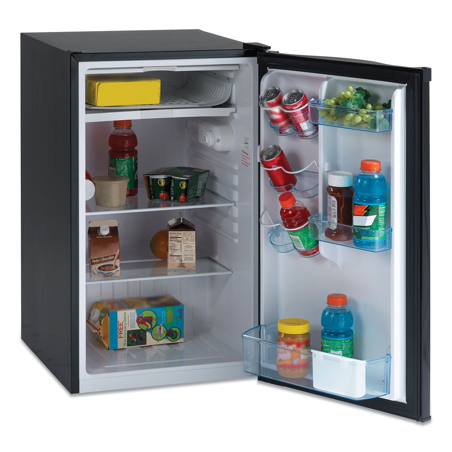 4.4 Cu. Ft. Counter Height Refrigerator, Black - 