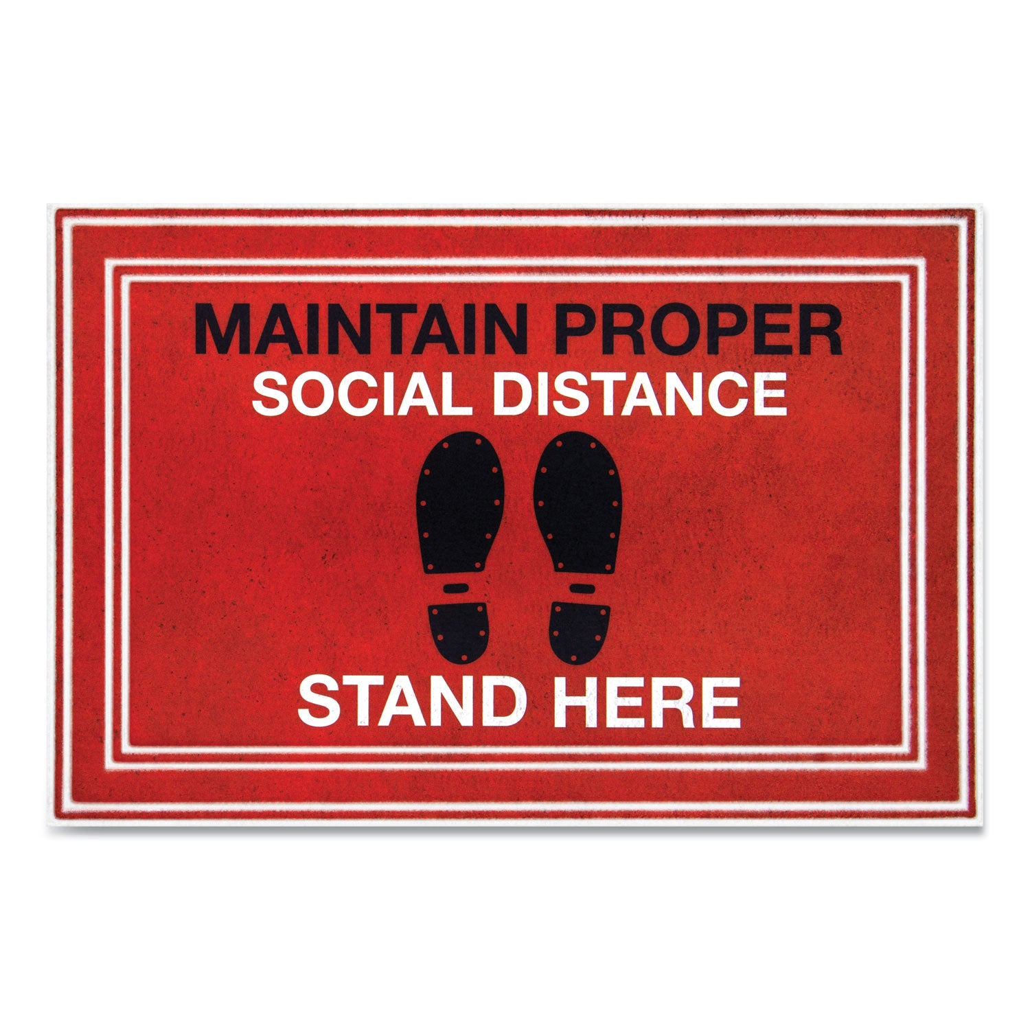 message-floor-mats-24-x-36-red-black-maintain-social-distance-stand-here_aph3984528792x3 - 1