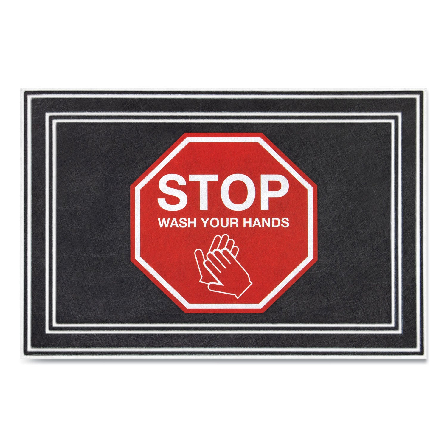 message-floor-mats-24-x-36-charcoal-red-stop-wash-your-hands_aph3984528832x3 - 1