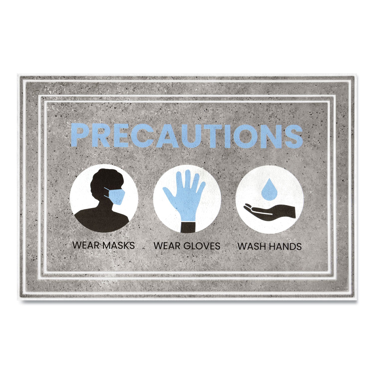 message-floor-mats-24-x-36-gray-blue-precautions-wear-masks-wear-gloves-wash-hands_aph3984528812x3 - 1