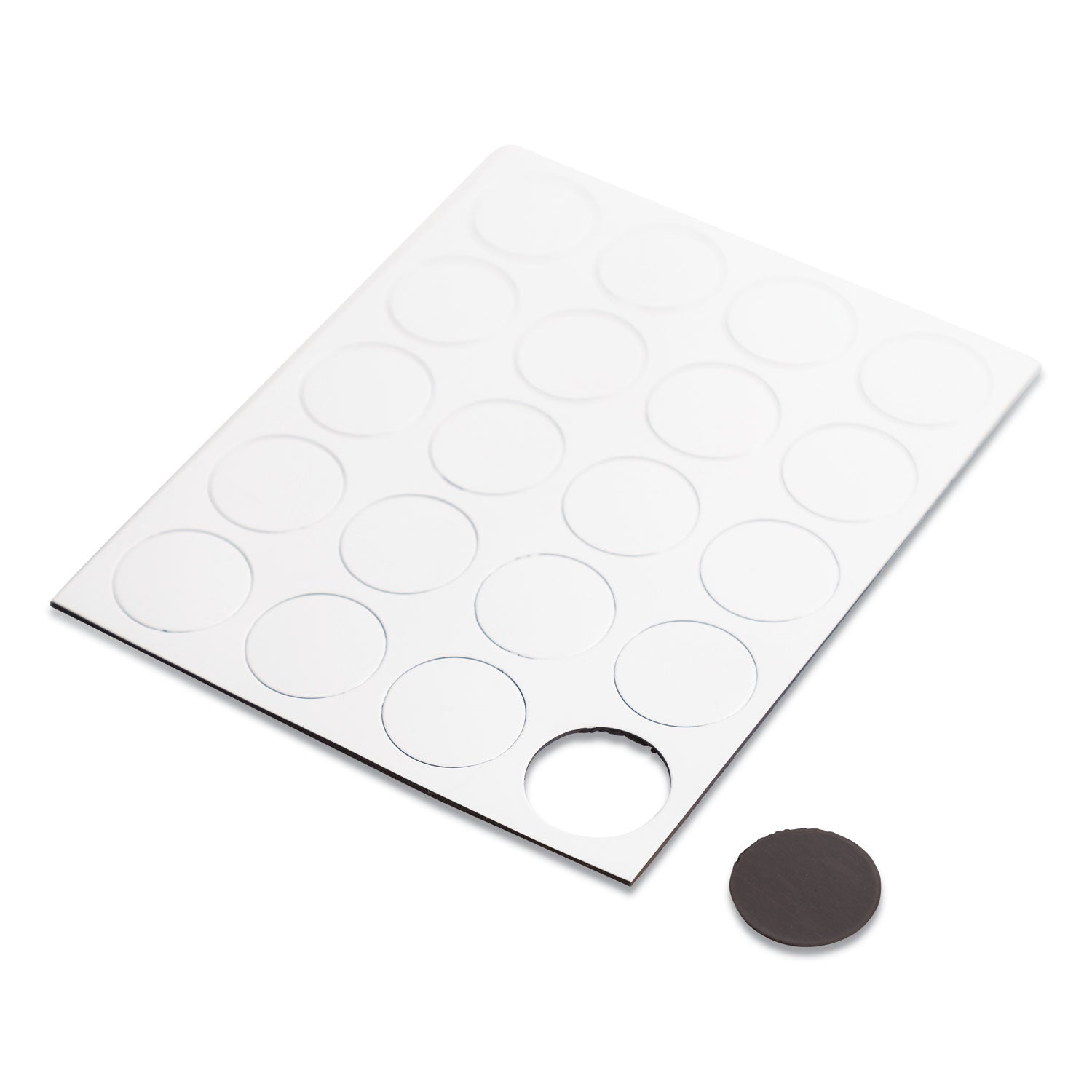 heavy-duty-board-magnets-circles-white-075-diameter-20-pack_ubrfm1618 - 1