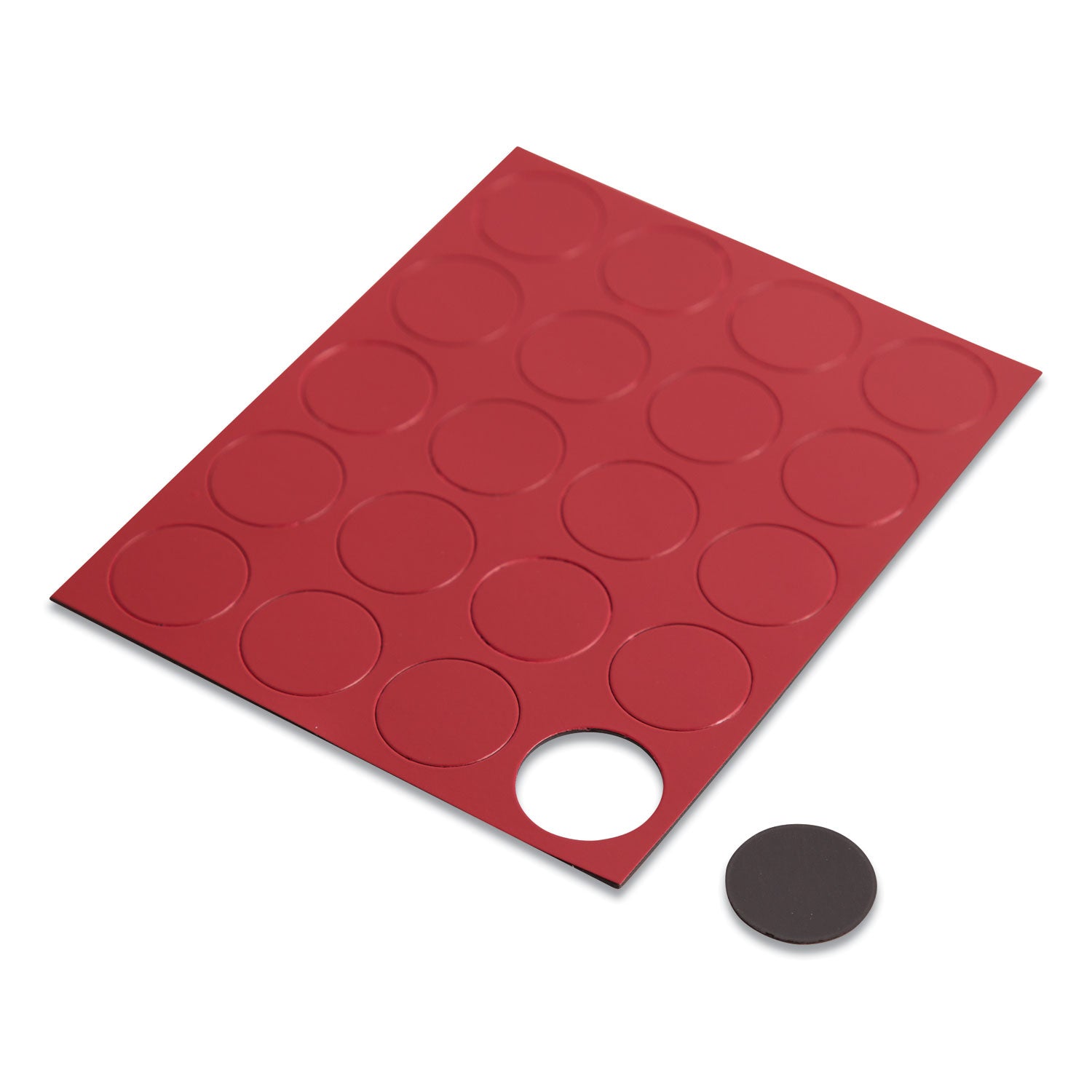 heavy-duty-board-magnets-circles-red-075-diameter-20-pack_ubrfm1604 - 1