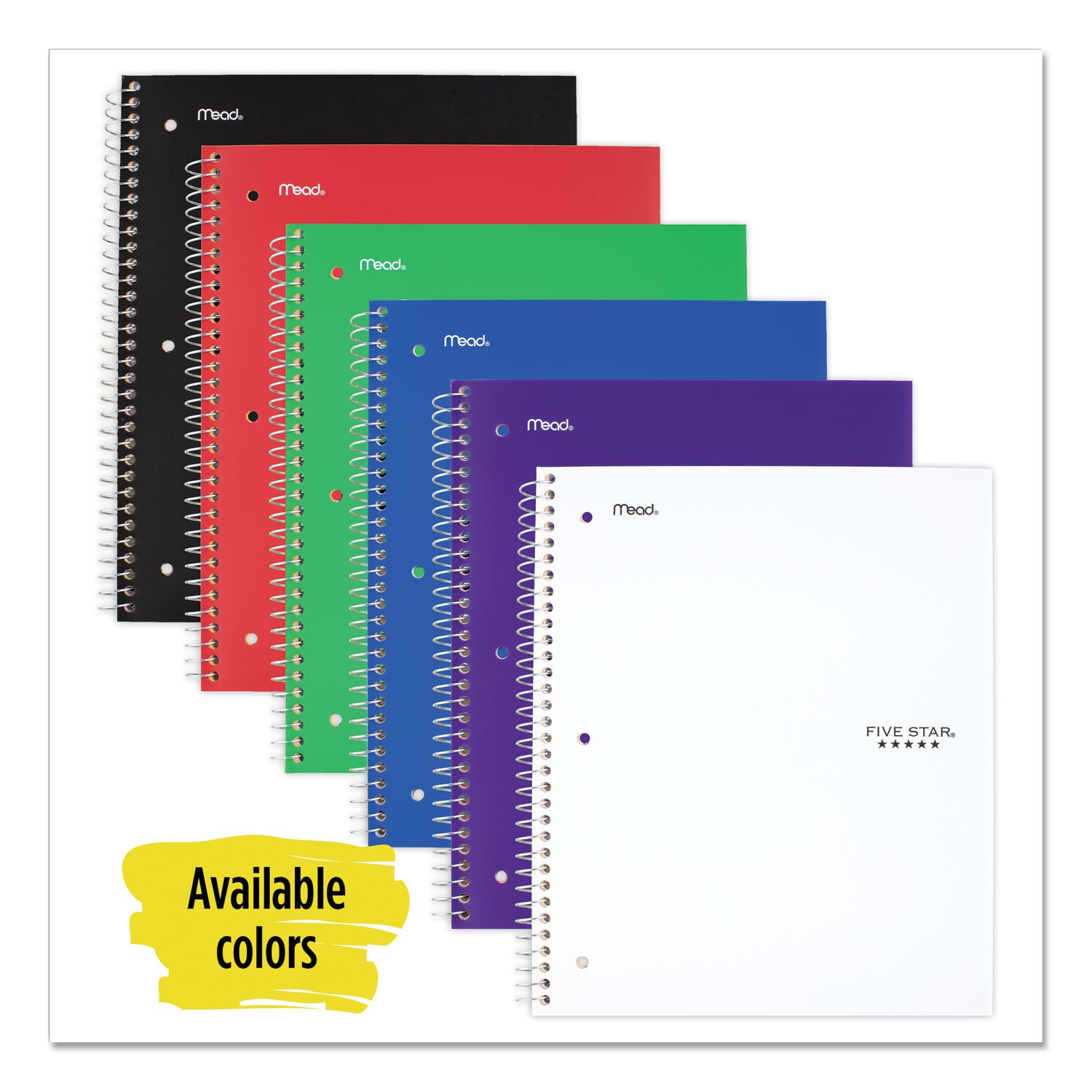 wirebound-notebook-with-eight-pockets-5-subject-wide-legal-rule-randomly-assorted-cover-color-200-105-x-8-sheets_mea51016 - 1