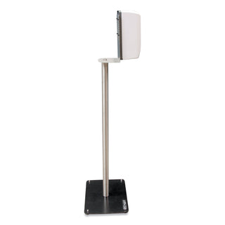 hand-sanitizer-stand-with-hands-free-dispenser-1000-ml-12-x-16-x-51-silver-white-black_bkebksspc10d - 2