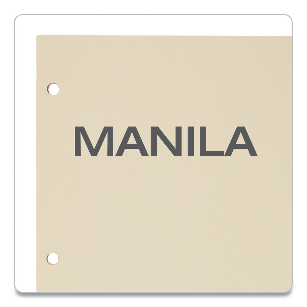 Write-On Tab Dividers, 5-Tab, 11 x 8.5, Manila, 20 Sets - 