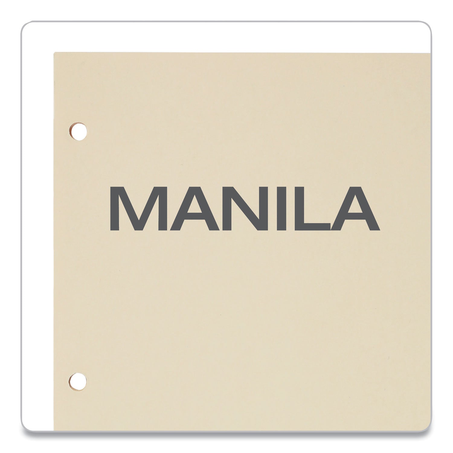 Write-On Tab Dividers, 5-Tab, 11 x 8.5, Manila, 20 Sets - 