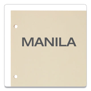 Write-On Tab Dividers, 5-Tab, 11 x 8.5, Manila, 20 Sets - 