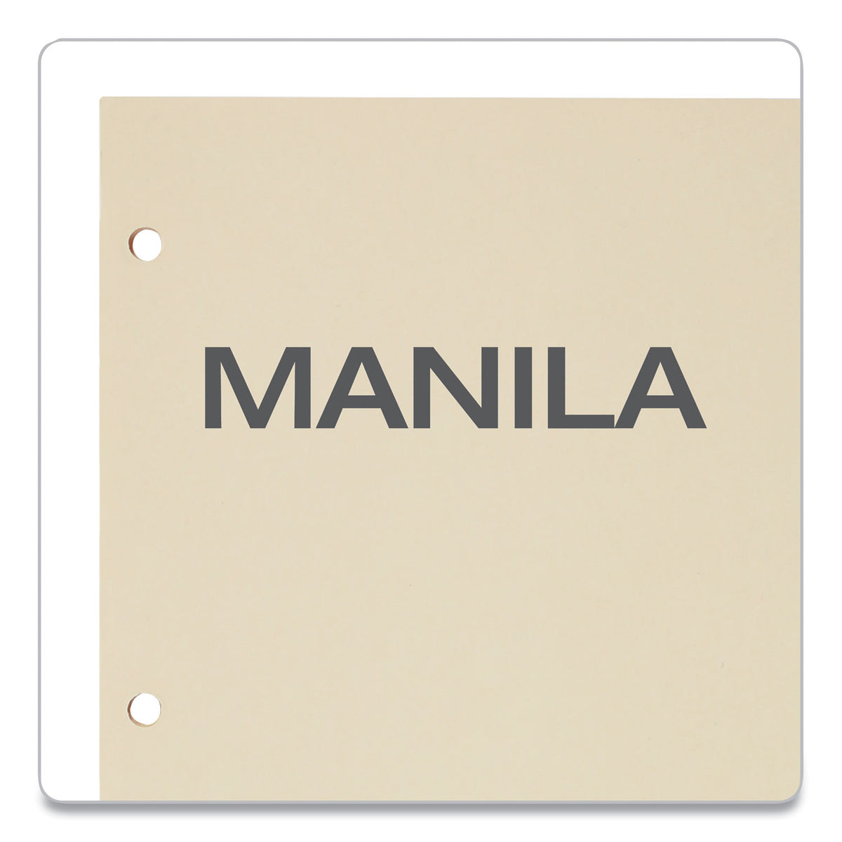 Write-On Tab Dividers, 5-Tab, 11 x 8.5, Manila, 20 Sets