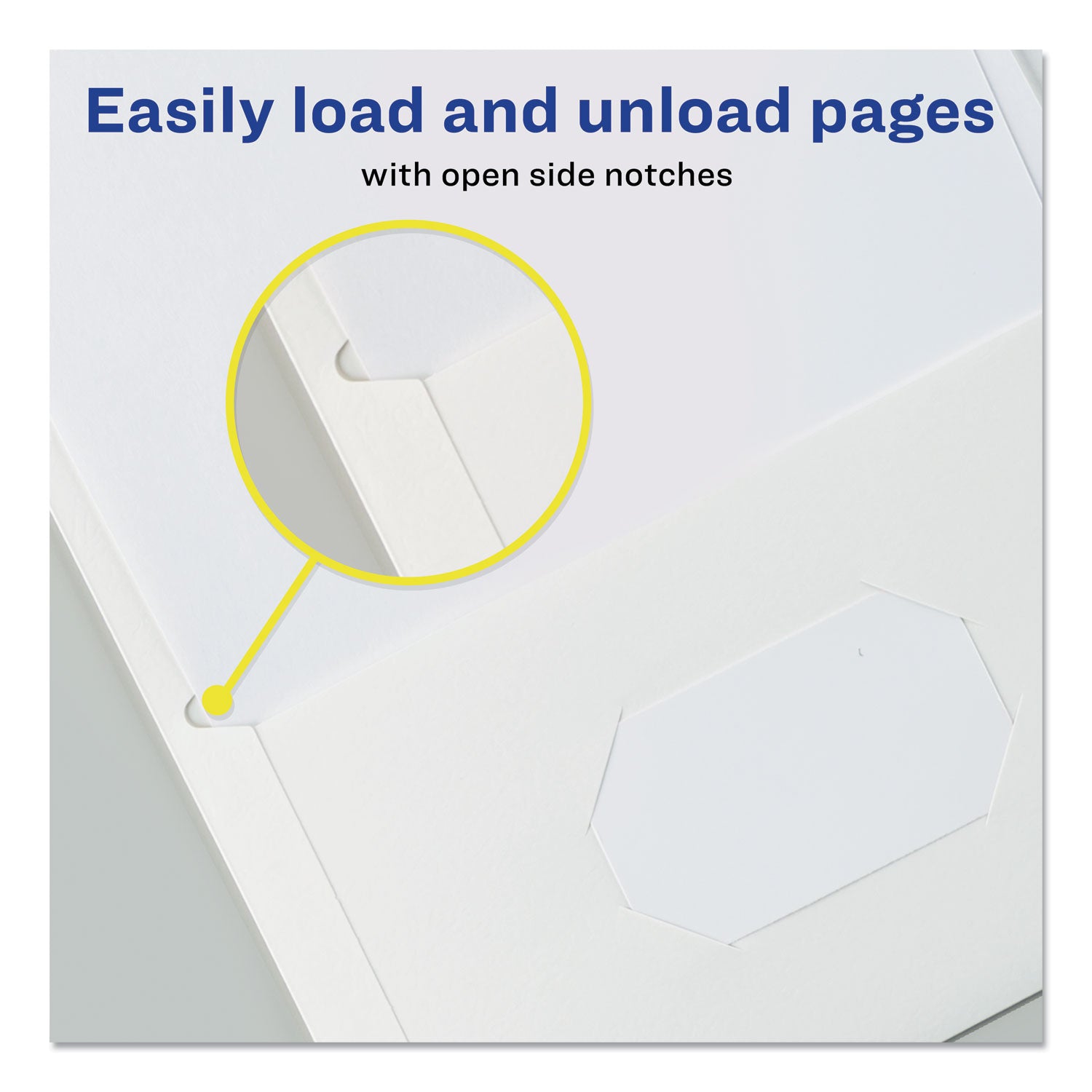 Two-Pocket Folder, 40-Sheet Capacity, 11 x 8.5, White, 25/Box - 