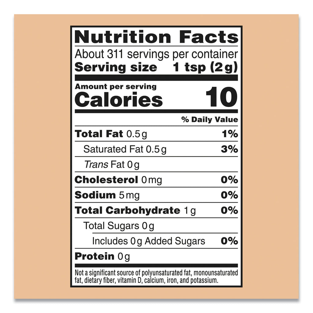 Non-Dairy Powdered Creamer, Original, 22 oz Canister, 12/Carton