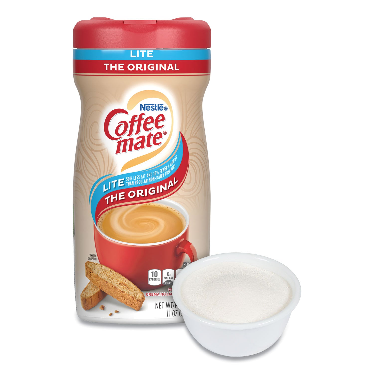 Original Lite Powdered Creamer, 11oz Canister - 