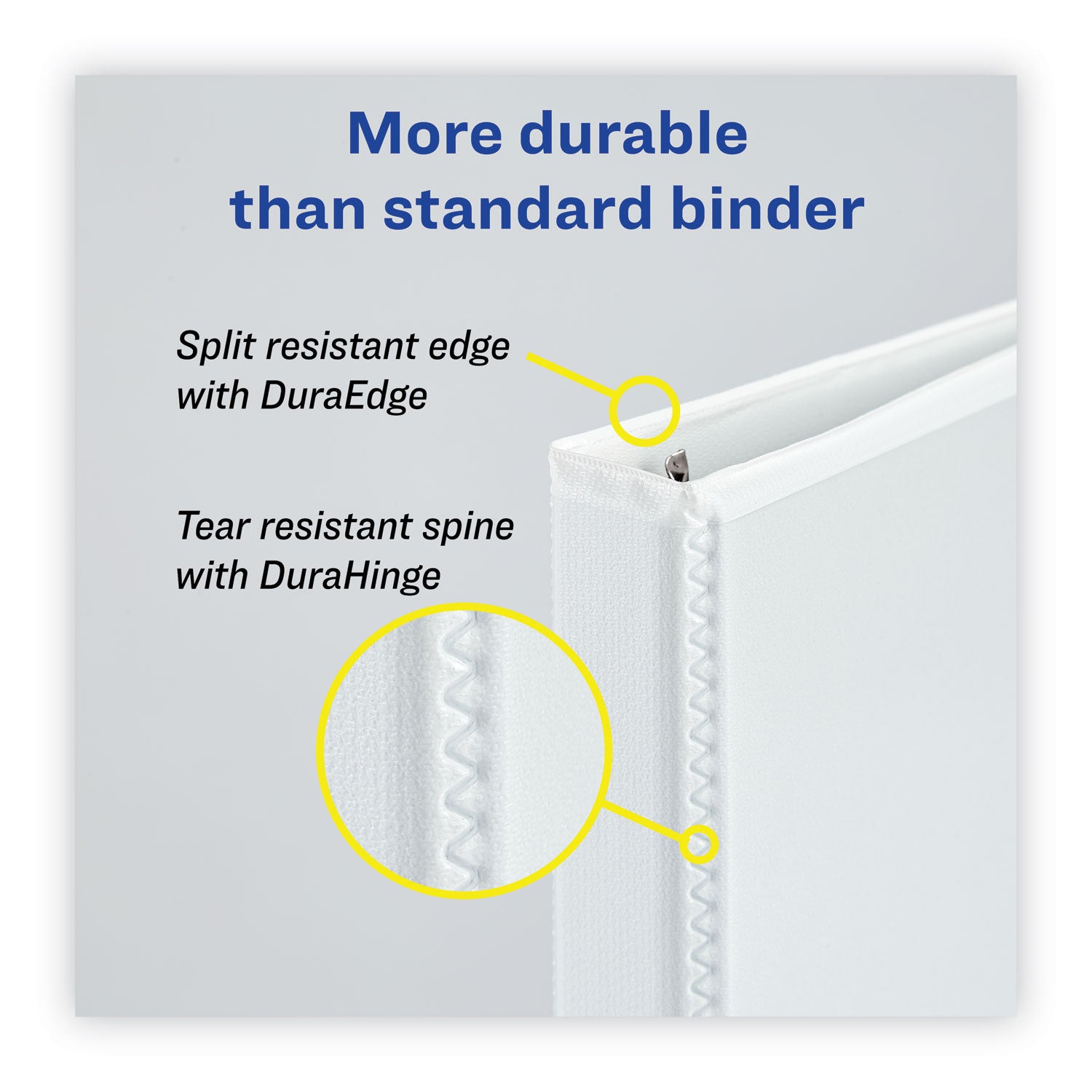 heavy-duty-non-stick-view-binder-with-durahinge-and-slant-rings-3-rings-4-capacity-11-x-85-white-2-pack_ave79875 - 3