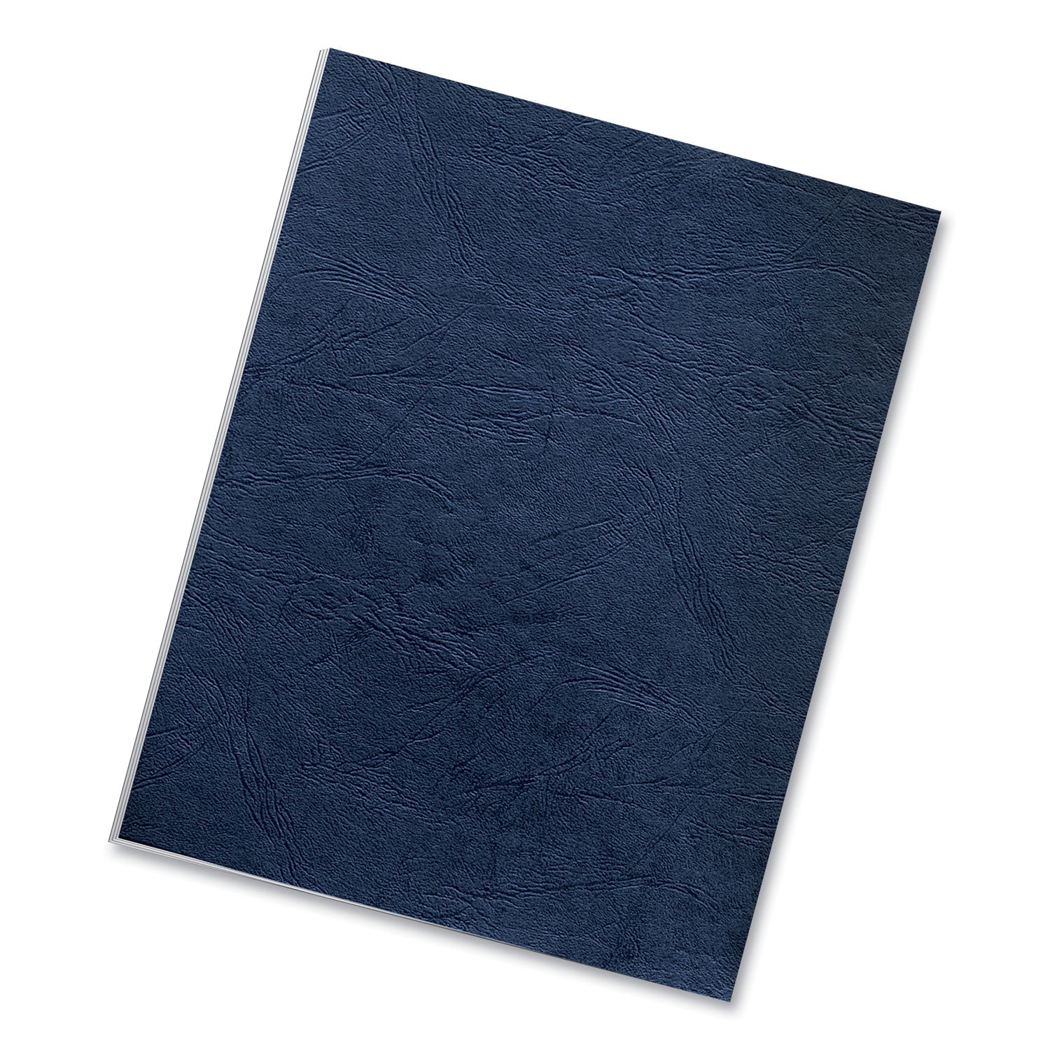 Classic Grain Texture Binding System Covers, 11 x 8.5, Navy, 50/Pack - 