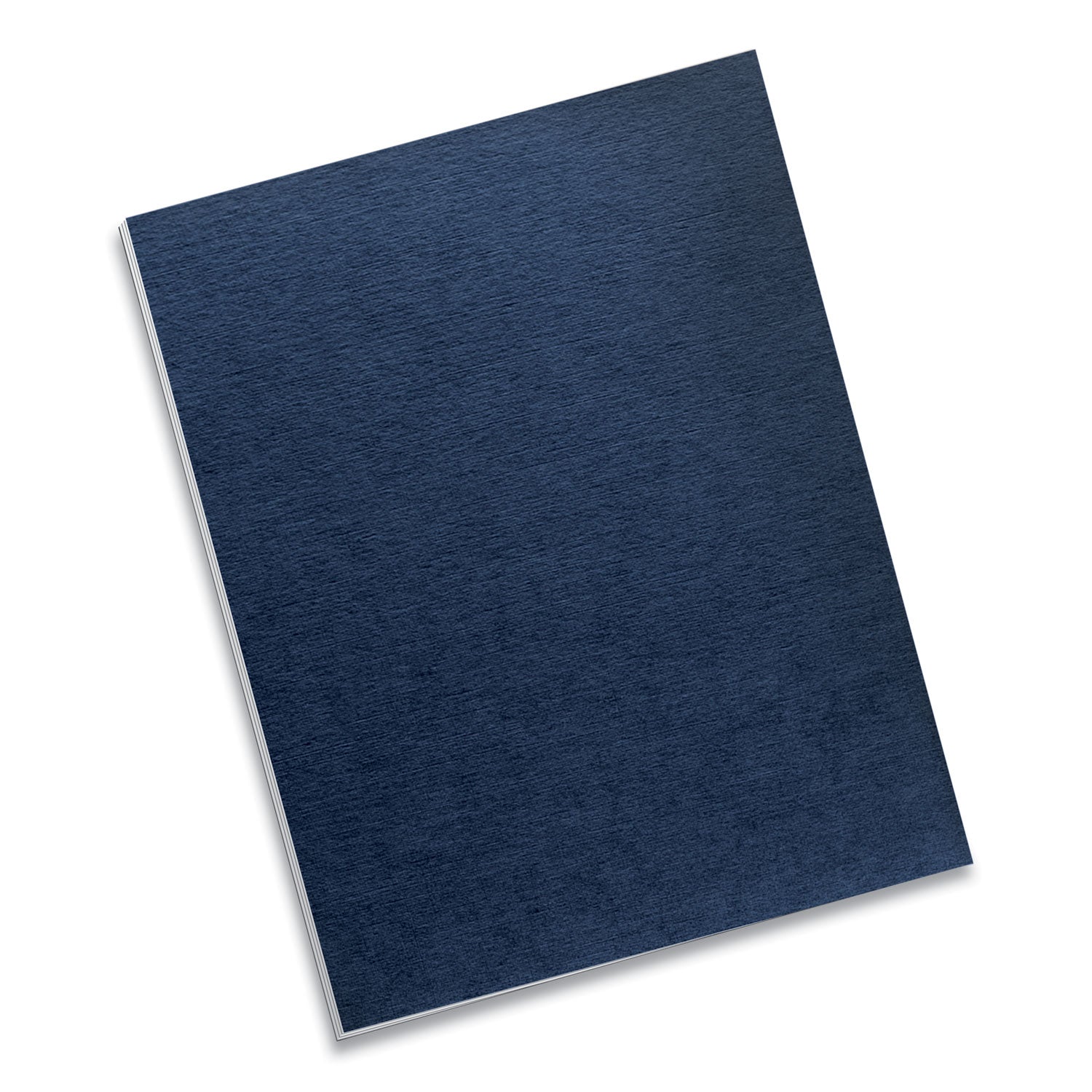 Expressions Linen Texture Presentation Covers for Binding Systems, Navy, 11 x 8.5, Unpunched, 200/Pack - 