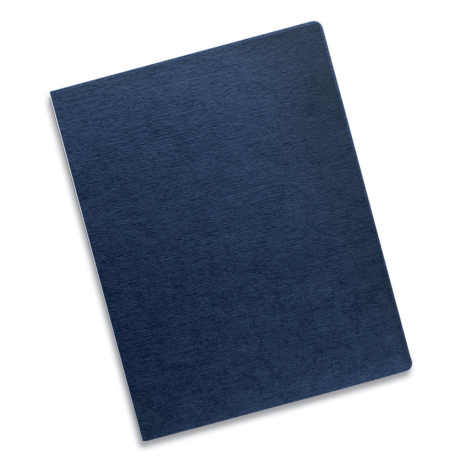 Expressions Linen Texture Presentation Covers for Binding Systems, Navy, 11.25 x 8.75, Unpunched, 200/Pack - 