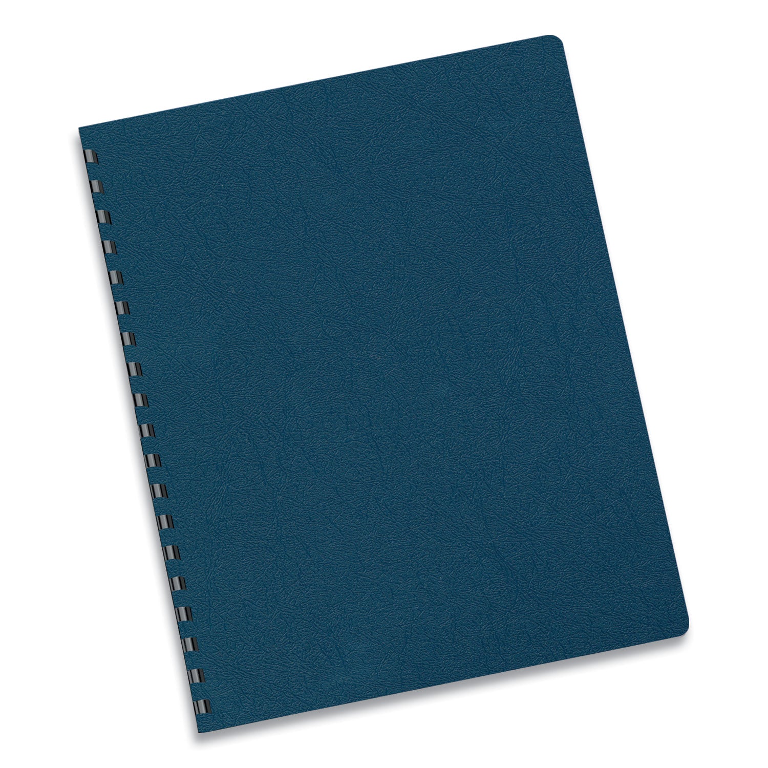 Executive Leather-Like Presentation Cover, Navy, 11.25 x 8.75, Unpunched, 50/Pack - 