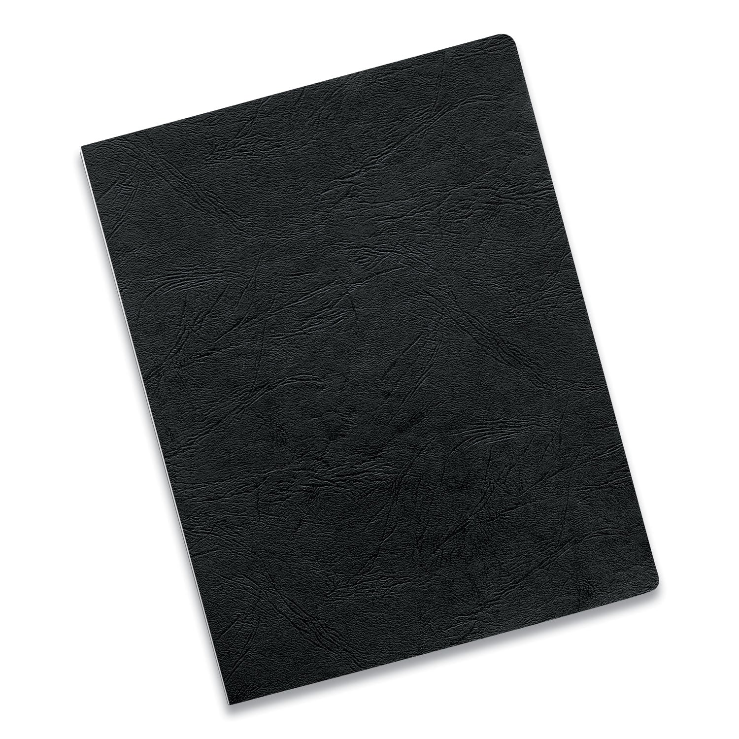 Executive Leather-Like Presentation Cover, Black, 11.25 x 8.75, Unpunched, 200/Pack - 