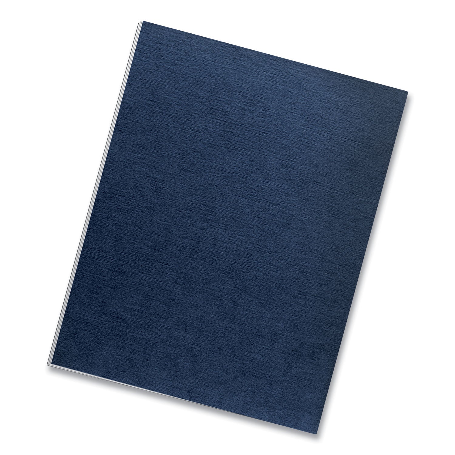 Expressions Linen Texture Presentation Covers for Binding Systems, Navy, 11 x 8.5, Unpunched, 200/Pack - 