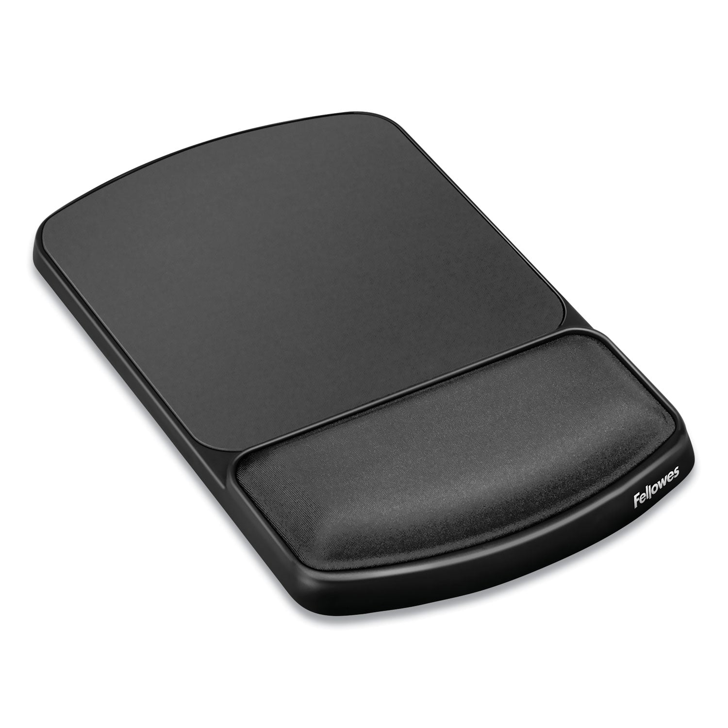 Gel Mouse Pad with Wrist Rest, 6.25 x 10.12, Graphite/Platinum - 