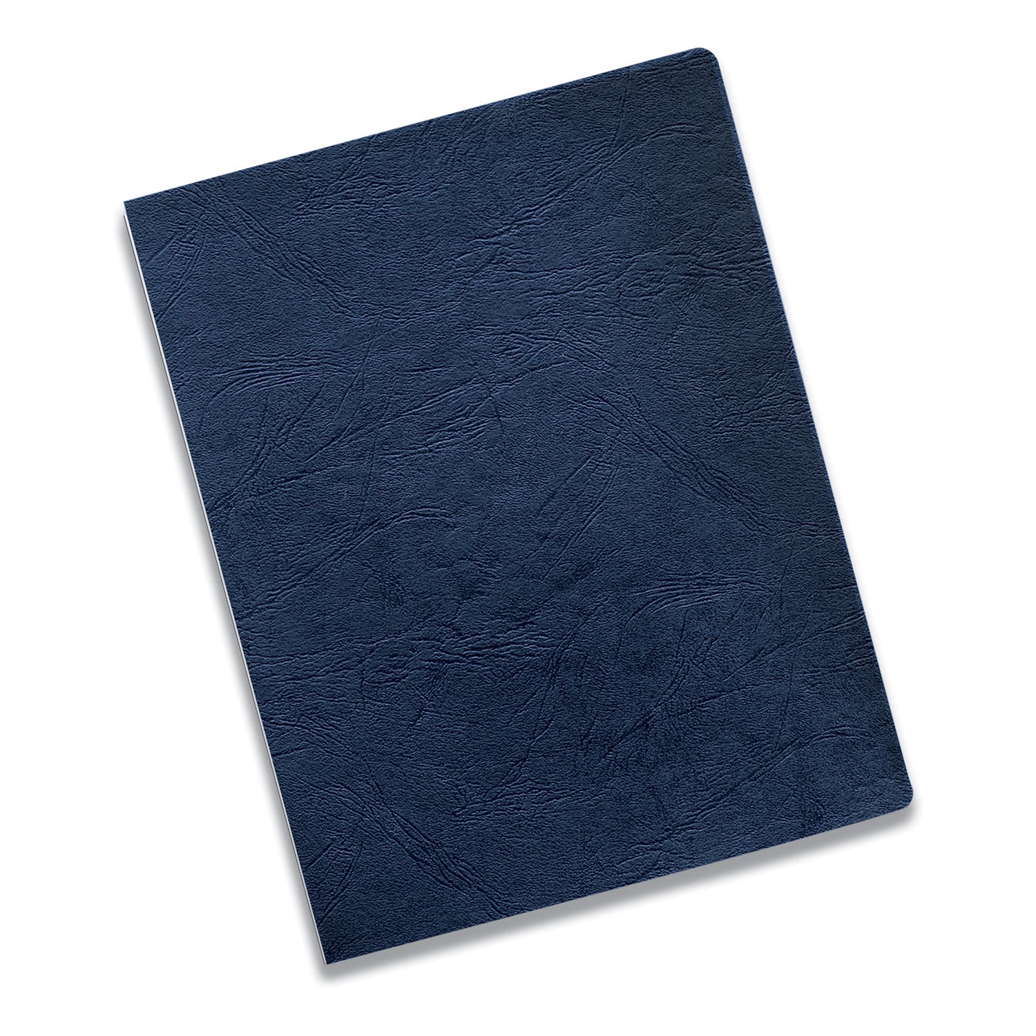 Expressions Classic Grain Texture Presentation Covers for Binding Systems, Navy, 11.25 x 8.75, Unpunched, 200/Pack - 
