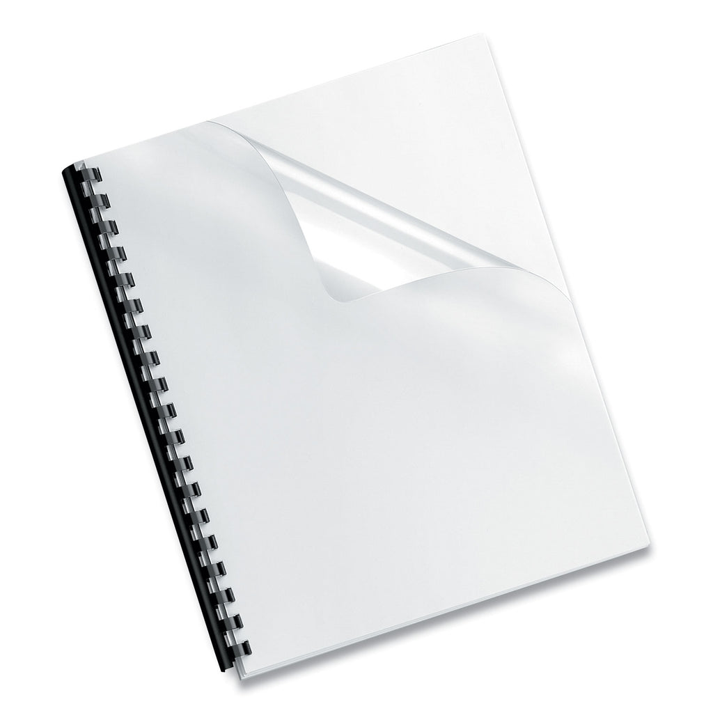 Crystals Transparent Presentation Covers for Binding Systems, Clear, with Square Corners 11 x 8.5, Unpunched, 200/Pack